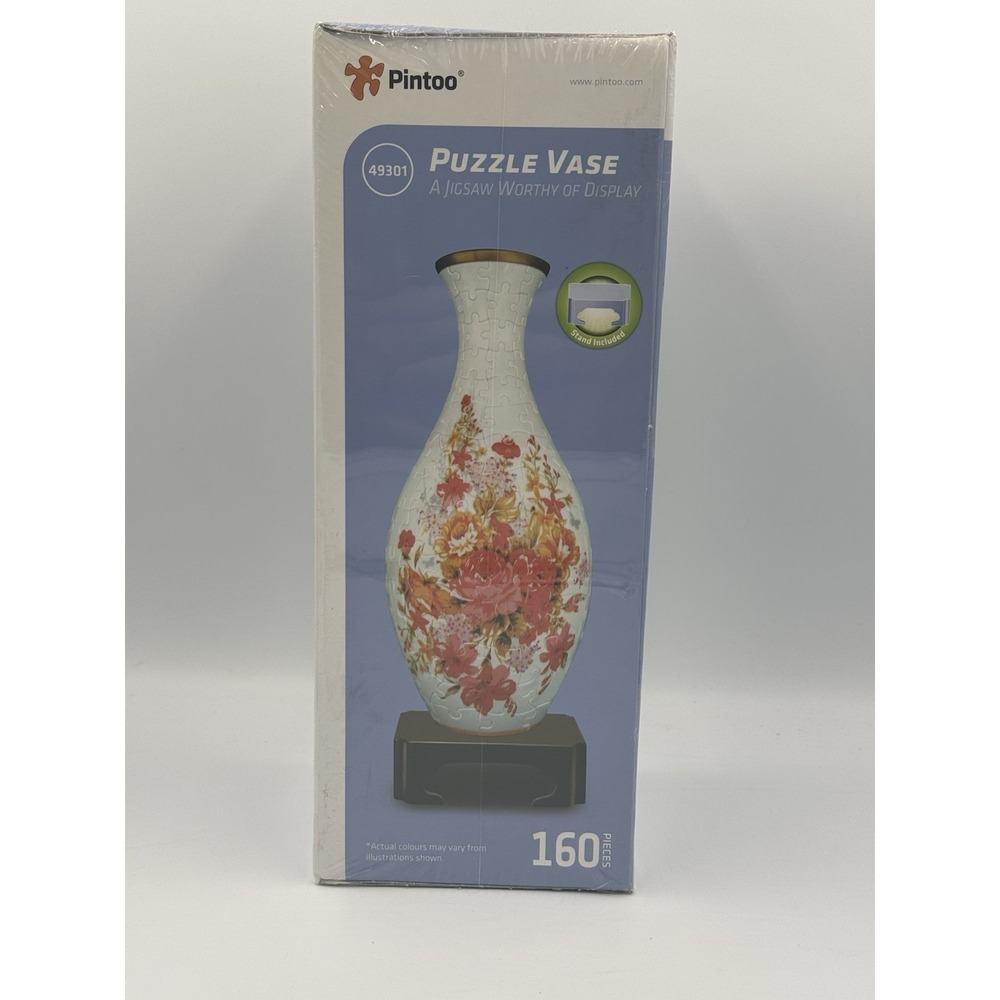 New Pintoo Puzzle Vase 49301 Rose Vase 160 Pieces 3D Curved Display Sealed